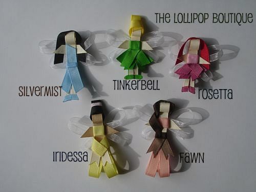 M2M Fairy Clippie Collection-Fairies, Hair clips, clips, tinkerbell