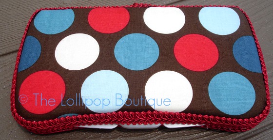 Big Brown Dot Fabric Wipe Case-fabric wipe case, wipe case, wipes, cases, boutique wipe cases