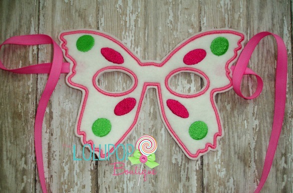 Felt Butterfly Dress Up Mask