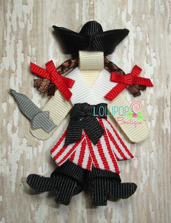 Pirate Girl Hairclip