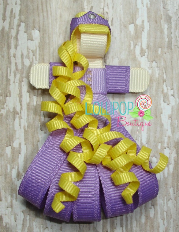 M2M Rapunzel Hair Clip-Rapunzel, Hair Clips, hair, clips, long haired girl, toddler