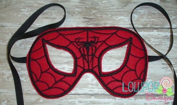 Spider Super Hero Felt Mask